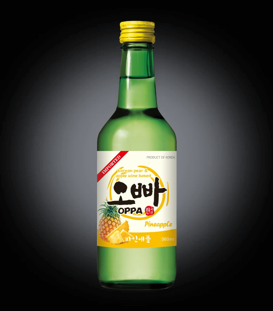 OPPA SOJU PINEAPPLE 360 ML