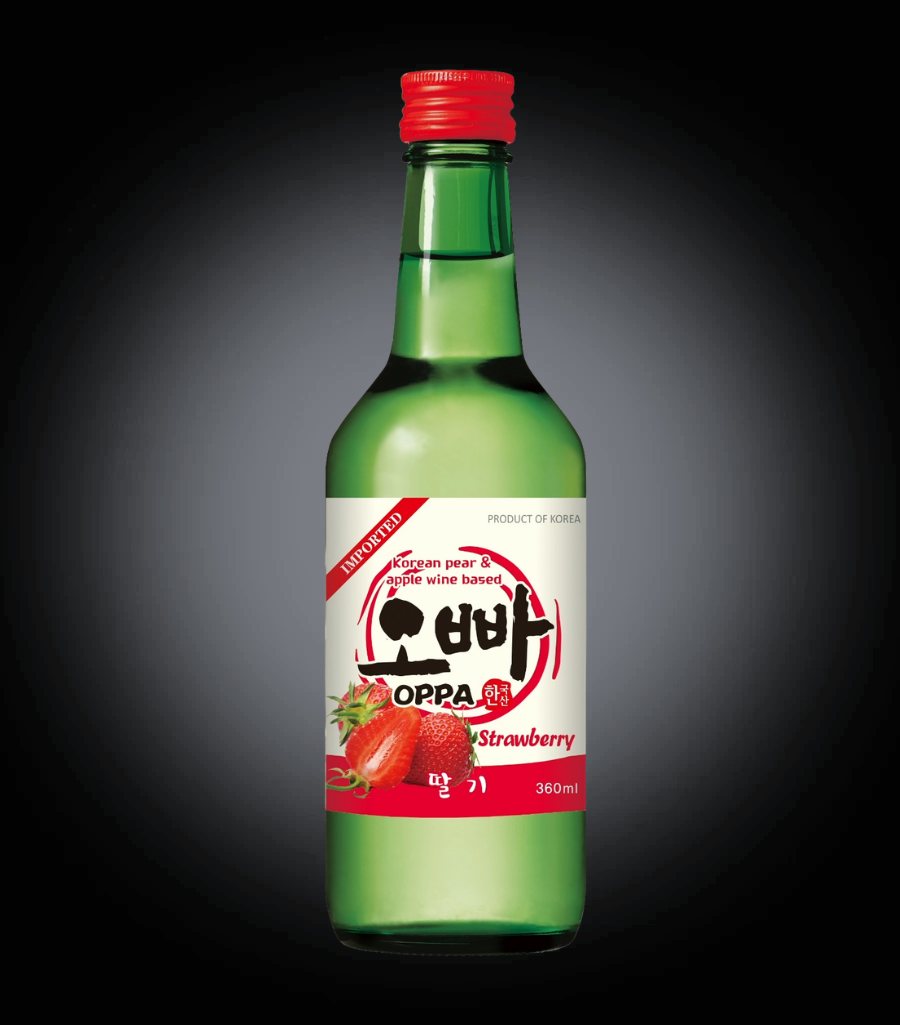 OPPA SOJU STRAWBERRY 360 ML