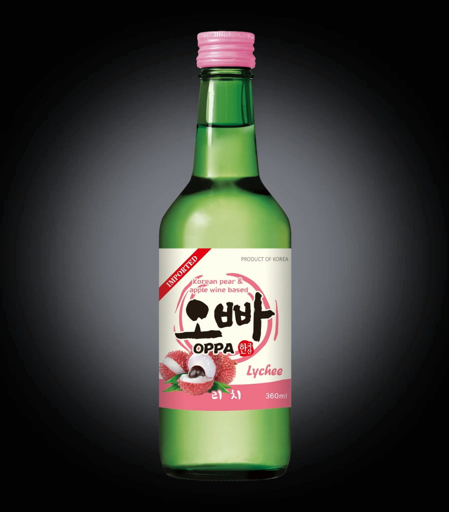 OPPA SOJU LYCHEE 360 ML