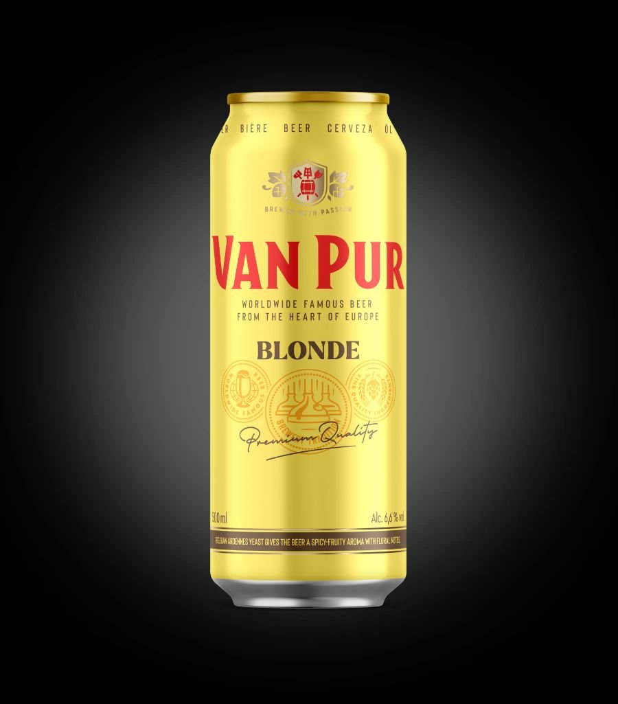 VAN PUR BLONDE BEER 6.6% ALC